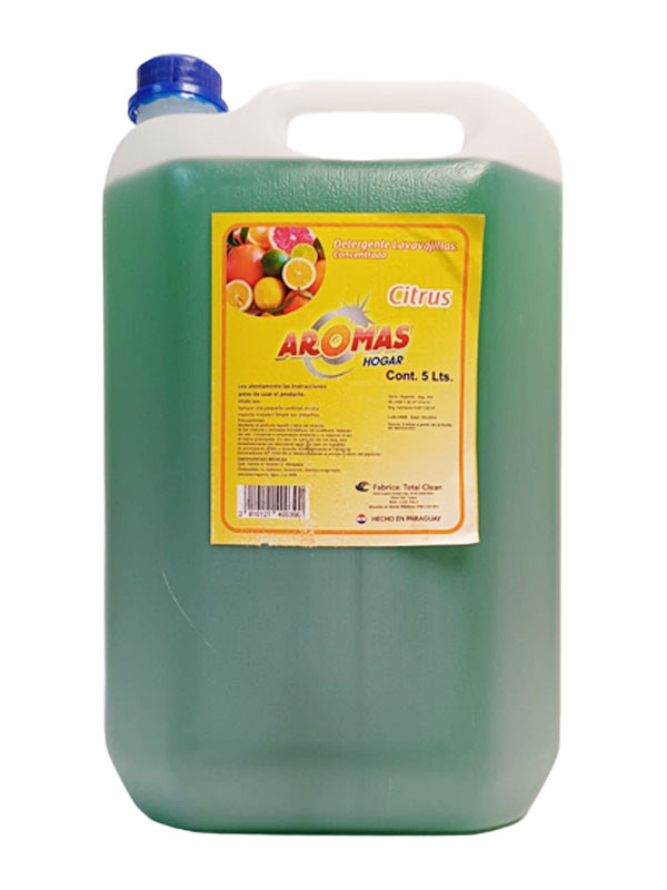 Detergente Verde Aromas - 5 Lts