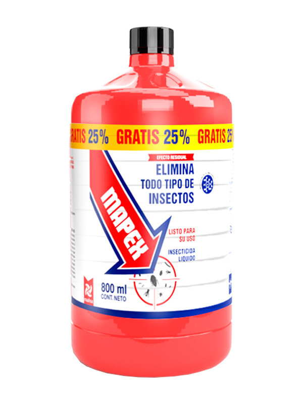 Insecticida Mapex Hogar Liquido 800 Cc