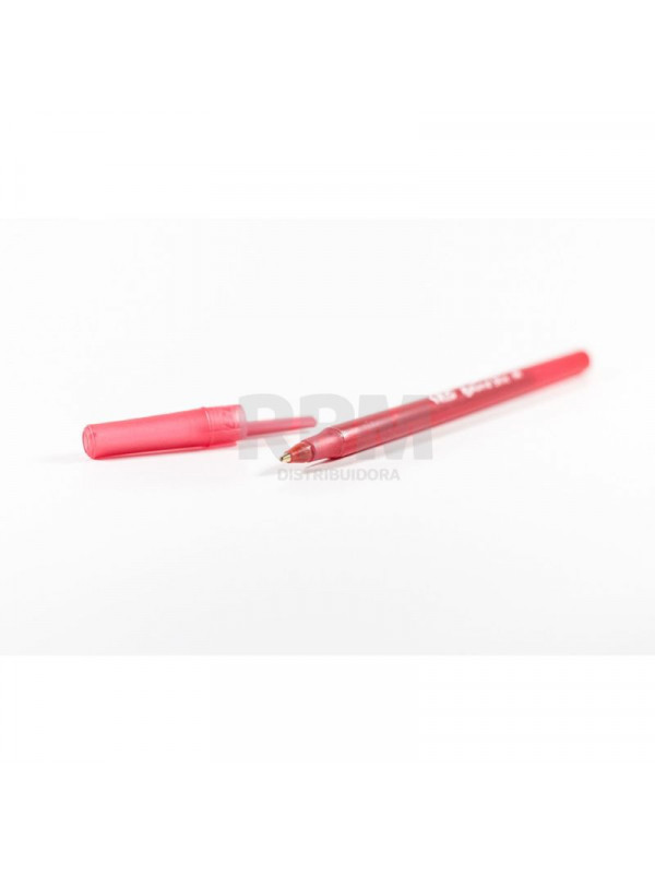 Boligrafos Bic Round Stic Rojo