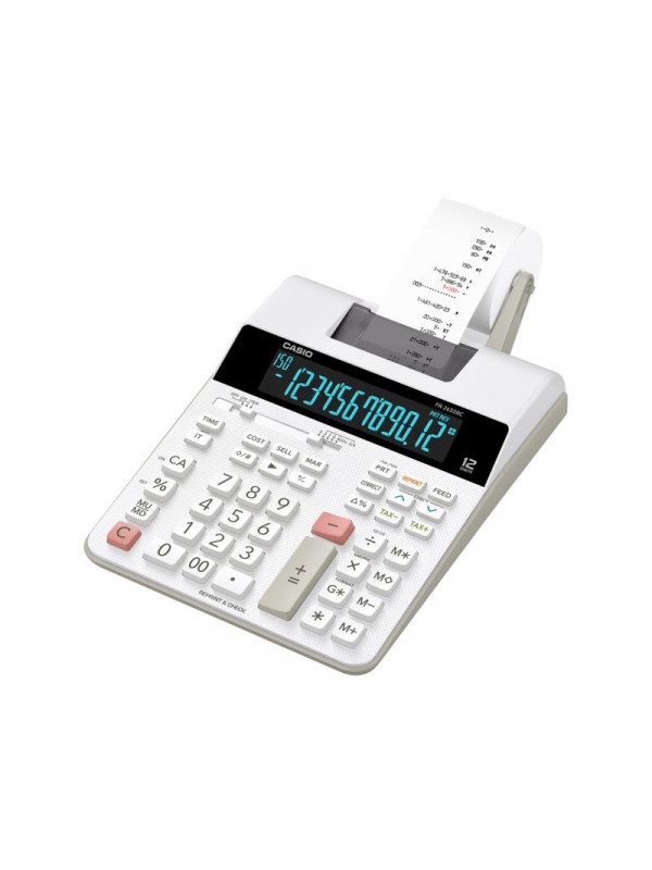 Calculadora con rollo de papel online casio