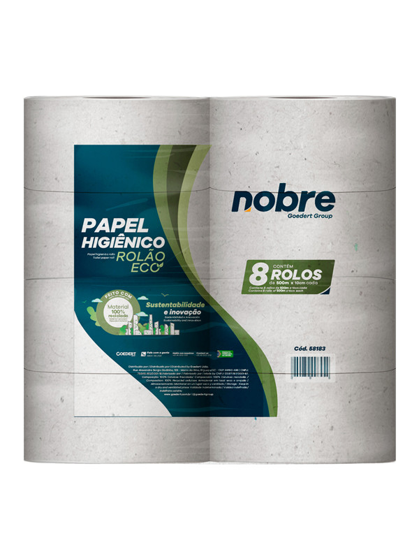 Papel Higienico 300 metros Nobre Fardo x 8 Cod.58182 Estandar