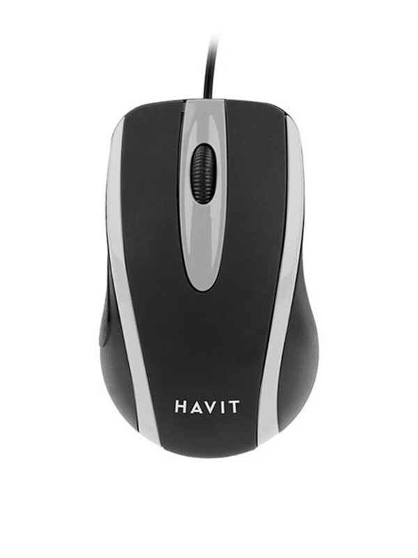 Mouse Havit Optico HV-MS753 Gris c/ cable