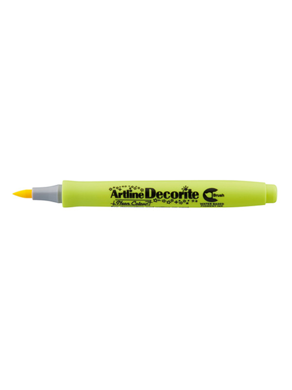 Decorite Neon Brush Artline Amarillo