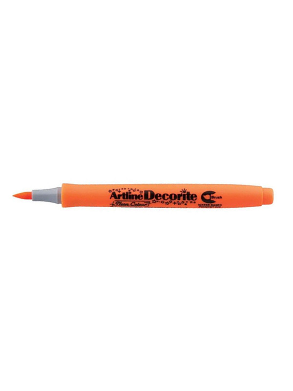 Decorite Neon Brush Artline Naranja