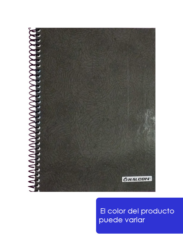 Cuaderno Univ. Halcon 96H-Cuadri #-TD Negra