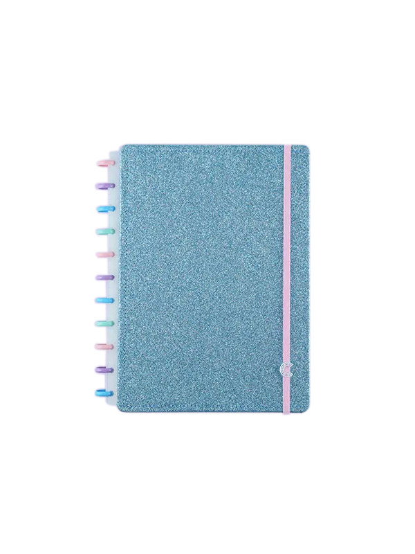 Cuaderno CI Let's Glitter Ocean Blue - A5