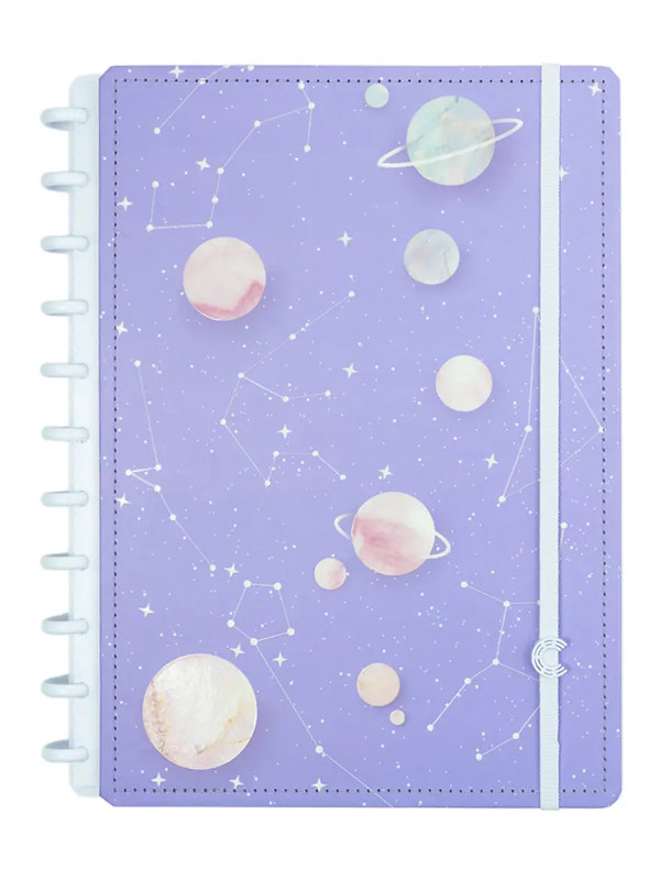 Cuaderno CI Purple Galaxy By Gocase- Grande