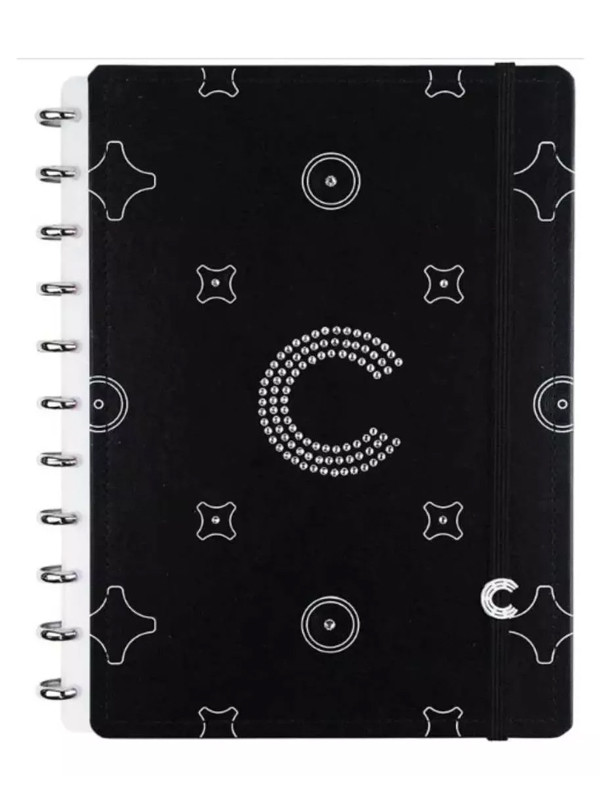 Cuaderno CI Monograma C/N By Swarovski - A5